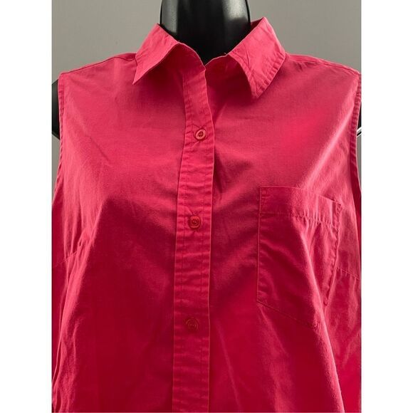 Basic Editions Womens Sleeveless Top, size L - Picture 2 of 5